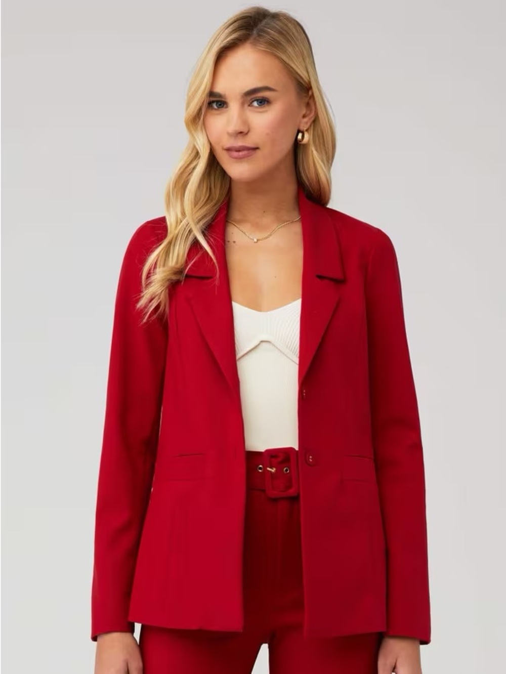 Show Me Your MuMu Bright Red Tailored Blazer